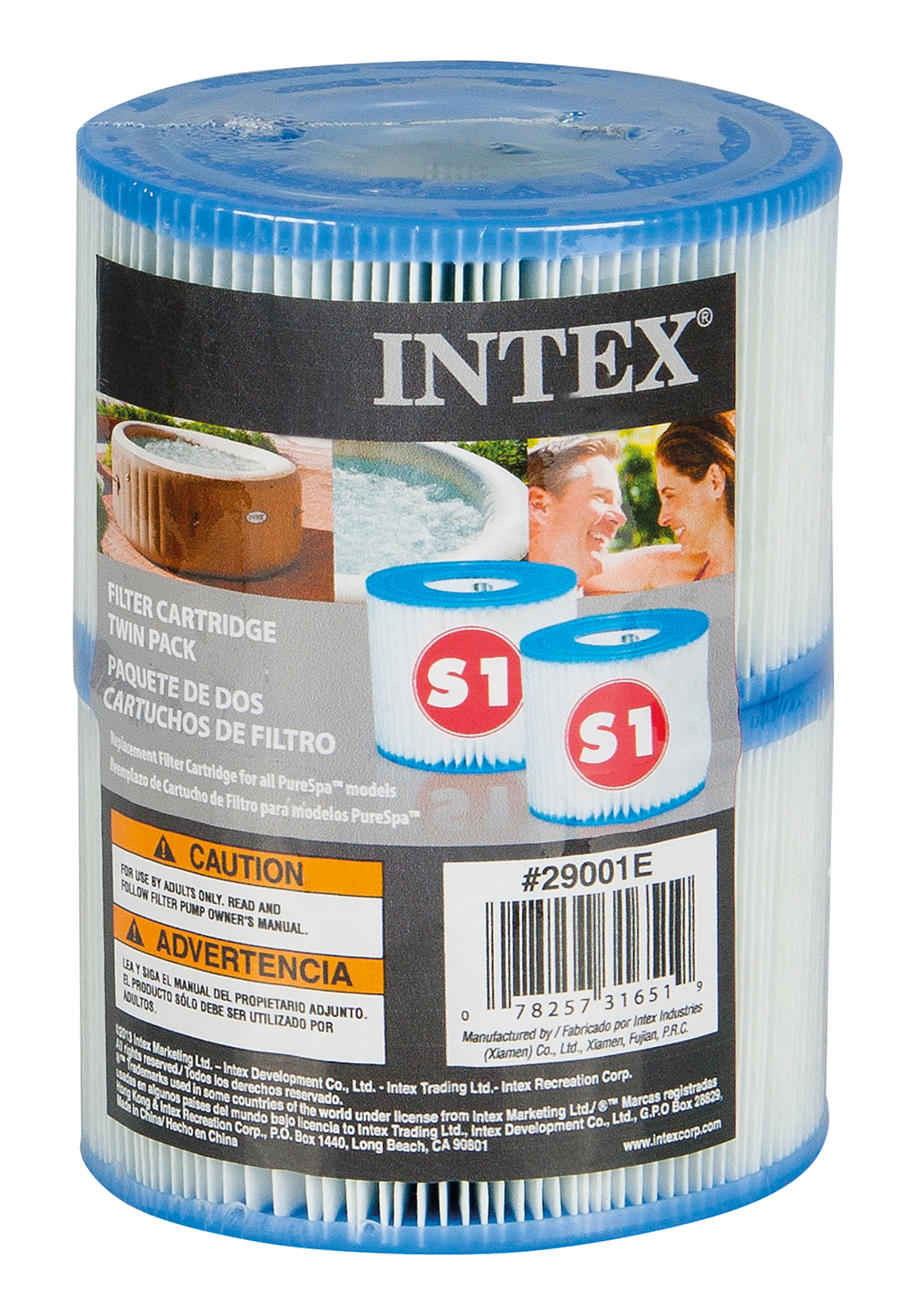 Intex 29001 Spa Filter patronen S1 2 stuks